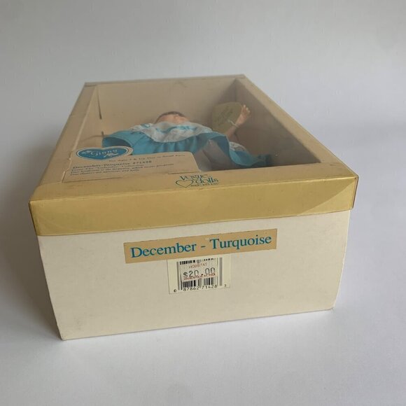 Ginny December Turquoise Doll New Unopened Vintage 8" Blonde - Picture 6 of 6